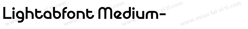 Lightabfont Medium字体转换